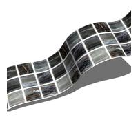 Wazylphin Papier Peint Panoramique Marbre Géométrie Noir Papier Adhesif Pour Meuble Chambre Adhesif Mural Decoratif Stickers Autocollant Meuble Papiers Peints Adhésif Salon Cuisine 10x200cm/2 roll