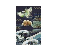 Wazylphin Rideau de Porte Bleu Marron Animal Petit Rideau Porte Entrée Microfibres Rideaux Courts Isolant Thermique Froid Rideaux de la Cuisine Moderne avec Barre Télescopique 65x90cm