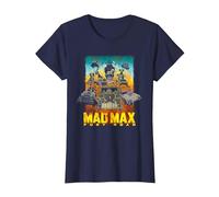WB 100: Mad Max Fury Road War Boys Attack T-Shirt, Femme, Bleu Marine, XS