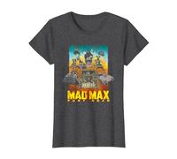 WB 100: Mad Max Fury Road War Boys Attack T-Shirt, Femme, Chiné Foncé, M