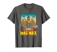 WB 100: Mad Max Fury Road War Boys Attack T-Shirt, Homme, Asphalte, 4XL