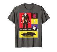 WB 100: Mad Max One Man Can Make A Difference Icons Poster T-Shirt, Homme, Asphalte, XL