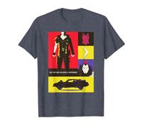 WB 100: Mad Max One Man Can Make A Difference Icons Poster T-Shirt, Homme, Bleu Chiné, 6XL