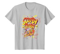 WB 100: Scooby-Doo Shaggy, Fred, Velma, Daphne & Scooby T-Shirt, Enfant, Argent, 10 Ans