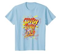 WB 100: Scooby-Doo Shaggy, Fred, Velma, Daphne & Scooby T-Shirt, Enfant, Bleu Céleste, 2 Ans