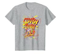 WB 100: Scooby-Doo Shaggy, Fred, Velma, Daphne & Scooby T-Shirt, Enfant, Gris Chiné, 3 Ans