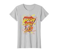 WB 100: Scooby-Doo Shaggy, Fred, Velma, Daphne & Scooby T-Shirt, Femme, Argent, S