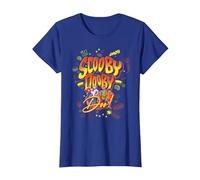 WB 100: Scooby-Doo Shaggy, Fred, Velma, Daphne & Scooby T-Shirt, Femme, Bleu Royal, M