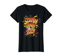 WB 100: Scooby-Doo Shaggy, Fred, Velma, Daphne & Scooby T-Shirt, Femme, Noir, S