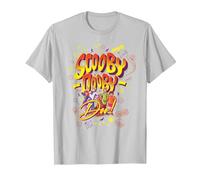 WB 100: Scooby-Doo Shaggy, Fred, Velma, Daphne & Scooby T-Shirt, Homme, Argent, L
