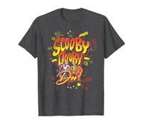 WB 100: Scooby-Doo Shaggy, Fred, Velma, Daphne & Scooby T-Shirt, Homme, Chiné Foncé, S