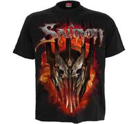 WB Studio - LOTR - Sauron - Metal Tee - Front Print T-Shirt Black L Black