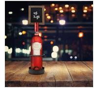 [WB-WR-1] Securit Flaschenhalter SINGLE BOTTLE DISPLAY mit Kreidetafel