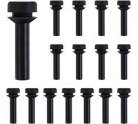 WB02X24790 Lot de 16 pieds de grille en caoutchouc de silicone conçus pour les tables de cuisson à gaz GE et modèles de montage de grille assortis