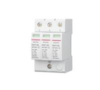 WBBAYDRFR Bloc d'alimentation Industriel, parafoudre Basse Tension, Armoire électrique 380 V, Module de Protection Contre Les surtensions, secondaire 220, et Domestique(3P-80KA)