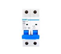 WBBAYDRFR Disjoncteur Miniature Basse Tension MCB NB1-63 2P, Protection Moteur modulaire sur Rail DIN, Interrupteur pneumatique(25a)