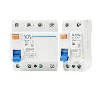WBBAYDRFR NL1-63 1P+N 2P 3P+ 4P 63A 40A 25A 30mA RCCB 50HZ Protection Contre Les Courants résiduels de Fuite électromagnétique CE(25 V,3P 1N (4P) NL1-63)