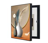 WBBML Peinture Décorative pour Boîte À Compteurs Vertical Cache Compteur Électrique Mural Amovible Peinture Murale pour Coffret de Distribution Caché Démontable(C,50x70cm)