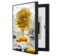 WBBML Peinture Décorative pour Boîte À Compteurs Vertical Cache Compteur Électrique Mural Amovible Peinture Murale pour Coffret de Distribution Caché Démontable(E,30x40cm)