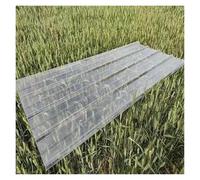 WBBML Plaque Ondulée Résistant Aux Intempéries Polycarbonate Alvéolaire 1.2mm Plaques Panneaux en Fibre Verre Toits de Piscine, Abris de Jardin(0.9x1.3m/2.95x4.27ft)