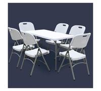 WBBML Table Carrée Extensible Table Pliante Exterieur Peu Encombrant Table à Tréteaux Balcon Barbecue(122cm/48.03in)