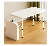 WBBML Table Exterieur Disponible dans Une Large Gamme de Couleurs Table Pliante Camping Treteaux Reglables et Pliable Salle à Manger Balcon(White)