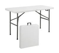WBBML Table Pliante Camping Réglable en Hauteur Compacte Table a Manger Tables Trestle Table Fêtes Bars(183cm/72.05in)
