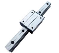 WBCDXCBB Guide linéaire à Rouleaux à Double axe Haute Vitesse LGD8/LGB, pièces de Transmission Automatique, roulements coulissants, Rails et curseurs 1 pièces(LGB8N*100-4wheellocking)