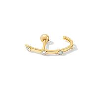 WBDWWTD 2 pièces Boucles d'oreilles en Argent Sterling pour Femmes Zircon percé Cartilage Boucle d'oreille Boucles d'oreilles Bijoux Pendientes