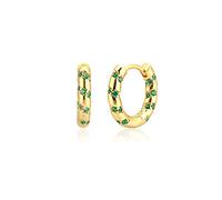 WBDWWTD Boucles d’Oreilles Helix Sterling Silver Hoop, Boucles d’Oreilles Gold Hoop Boucles d’Oreilles Tiny Hoop plaquées Or avec zircone cubique