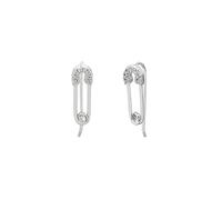 WBDWWTD Boucles d'oreilles à Crochet d'oreille en Forme d'épingle véritable pour Femmes, Piercing en Zircon, Bijoux, 100%