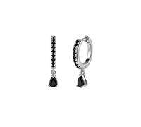 WBDWWTD Boucles d'oreilles en Argent Sterling 100% véritable pour Femmes, Boucles d'oreilles Rondes en Zircon coloré, Goutte d'eau, Bijoux Fins