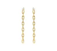 WBDWWTD Boucles d'oreilles en chaîne avec Trombone pour Femmes, Bijoux de perçage