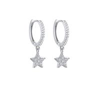WBDWWTD Boucles d'oreilles Pendantes étoile Lune exquises pour Femmes, Bijoux de perçage, Pendientes