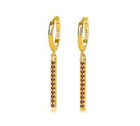 WBDWWTD Boucles d'oreilles Pendantes pour Femmes élégantes, Boucles d'oreilles Pendantes pour Femmes en Argent Sterling Boucles d'oreilles Pendantes Barre avec zircone cubique