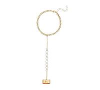 WBDWWTD Bracelets Bracelet Vert Cerise pour Femmes, été et carrière prospère, Perles de Transfert, chaîne, Collier, Costume