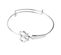 WBDWWTD Clip d'ouverture de Bracelet réglable en Argent pour Femmes, élégant créatif, pour Dames