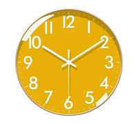 WBDWWTD Décoration Murale de Bureau Horloge Murale silencieuse pour Le Salon Chambre à Coucher Horloge Murale d'éloge d'alarme pour Les Chambres (4)