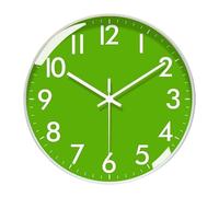 WBDWWTD Décoration Murale de Bureau Horloge Murale silencieuse pour Le Salon de la Chambre à Coucher Horloge Murale d'éloge d'alarme pour Les Chambres (1)