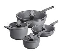 WBDWWTD Ensemble d'ustensiles de Cuisine, poêle antiadhésive, Pot à Soupe, Outil de Cuisson, cuisinière à Induction, Nouilles au Lait, Wok, Casserole