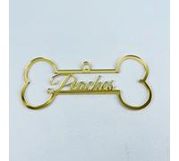 WBDWWTD Flocon de Neige de Noël personnalisé Ornements Cadeaux personnalisés différents Noms Boules décoration d'arbre de Noël Miroir étiquettes dorées-Miroir Or 5,30 pièces