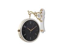 WBDWWTD Horloge murale de luxe à quartz pour la maison Blanc