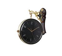 WBDWWTD Horloge murale de luxe à quartz pour la maison (Noir)