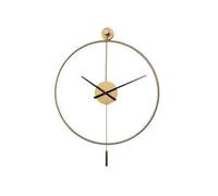 WBDWWTD Horloge Murale du Salon Light Iron Art Restaurant Horloge décorative