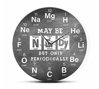 WBDWWTD Horloge Murale Je suis Peut-être Ringard mais Seulement périodiquement Biologique biologie biologie Horloge Murale Scolaire de Classe de Classe