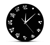 WBDWWTD Horloge Murale Je t'aime Toutes Les Secondes
