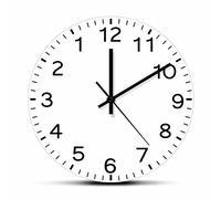WBDWWTD Horloge Murale Moderne coule vers l'arrière du Balayage Calme Horloge Anti-Horloge Inverse Anti-Mur d'horloge de décoration intérieure de décoration de la Maison