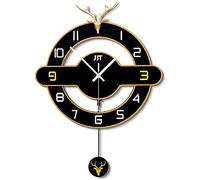WBDWWTD Horloge murale numérique de style nordique