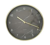 WBDWWTD Horloge Murale silencieuse Salon Nordique Mur Mur américain Luxury Luxury Fashion Wall Clock (modèle numérique Noir 12 Pouces)
