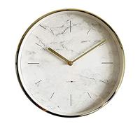 WBDWWTD Horloge Murale silencieuse Salon Nordique Mur Mur américain Luxury Luxury Fashion Wall Clock (White Scale Model 12 Pouces)